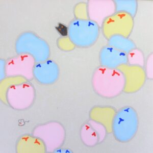 ねこのふとん先生_コノフィツムの森で（パステルver）