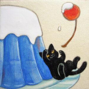 ねこのふとん先生_ゼリー富士